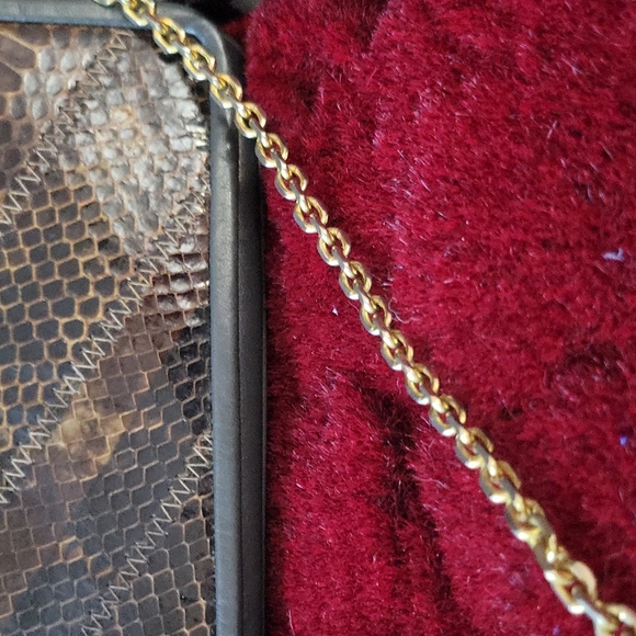 1970's vintage clutch bag with straps. Classy chic, fashion,party, travel, women - Picture 3 of 14